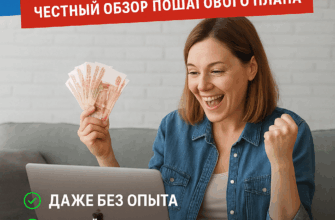 Женщина за ноутбуком с деньгами в руках, символизирующая бесплатный заработок в Телеграм без вложений