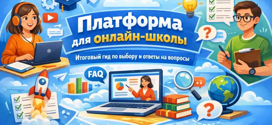 Инфографика: 5 главных возражений при выборе платформы для онлайн школы и честные ответы на них.